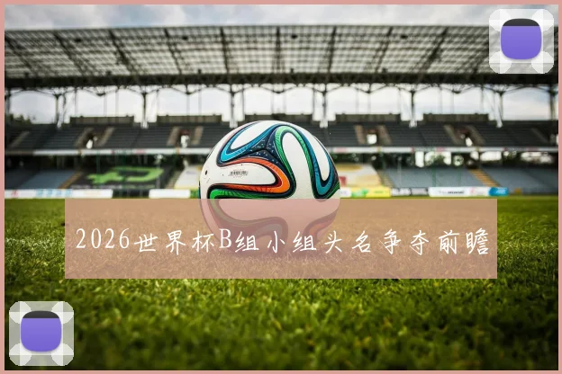 2026世界杯B组小组头名争夺前瞻